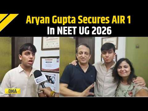 NEET Result 2026: Aryan Gupta Secures AIR 1, Share Advice For Aspirants | NEET Result Declared